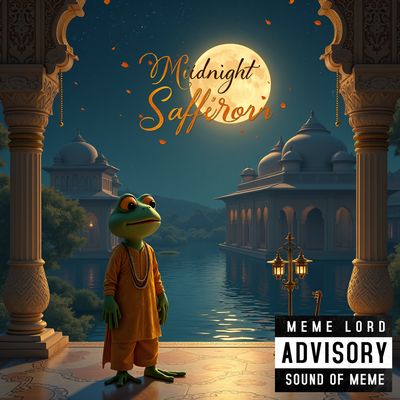 Midnight Saffron Bloom