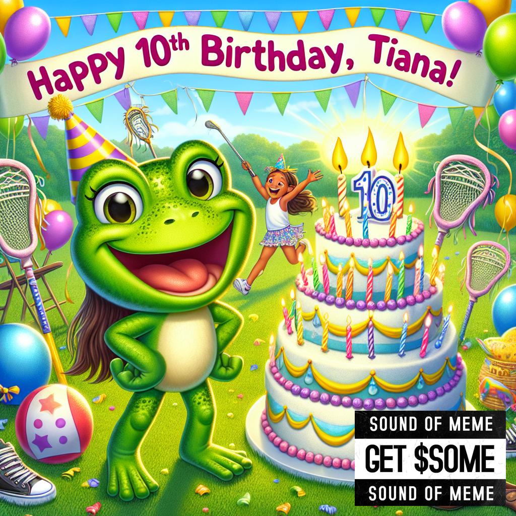 Happy Birthday Party for Tiana